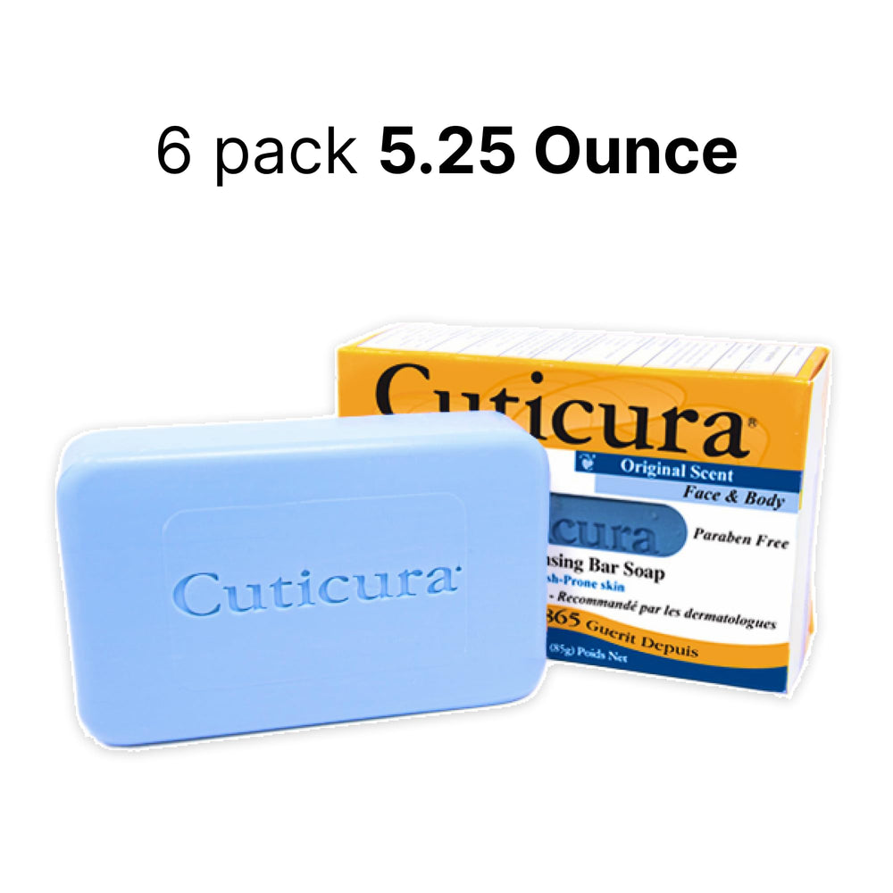 Cuticura foam lather close-up showing rich cleansing action.