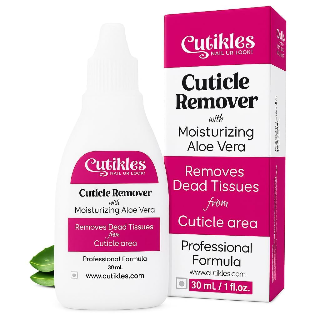 Cutikles gel removedor de cutículas, botella, acción rápida para suavizar la piel alrededor de las uñas.