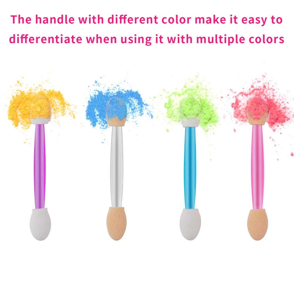 Eye makeup tool set in four colors for quick shade switching.