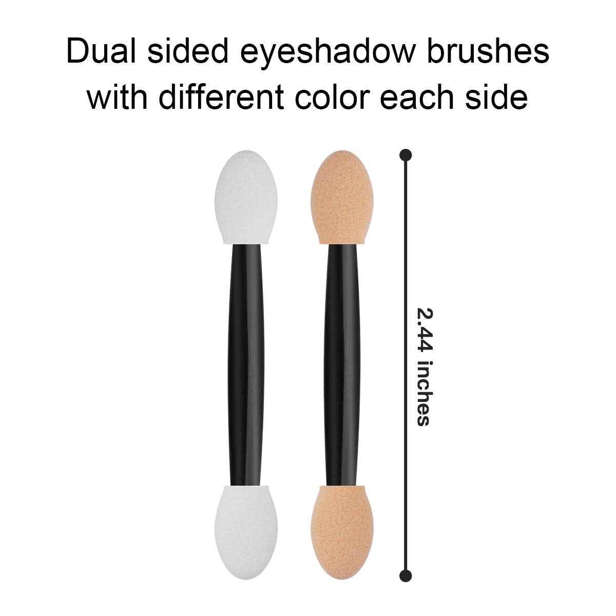 Cuttte 2.44 inch handle eyeshadow brushes offer precise placement