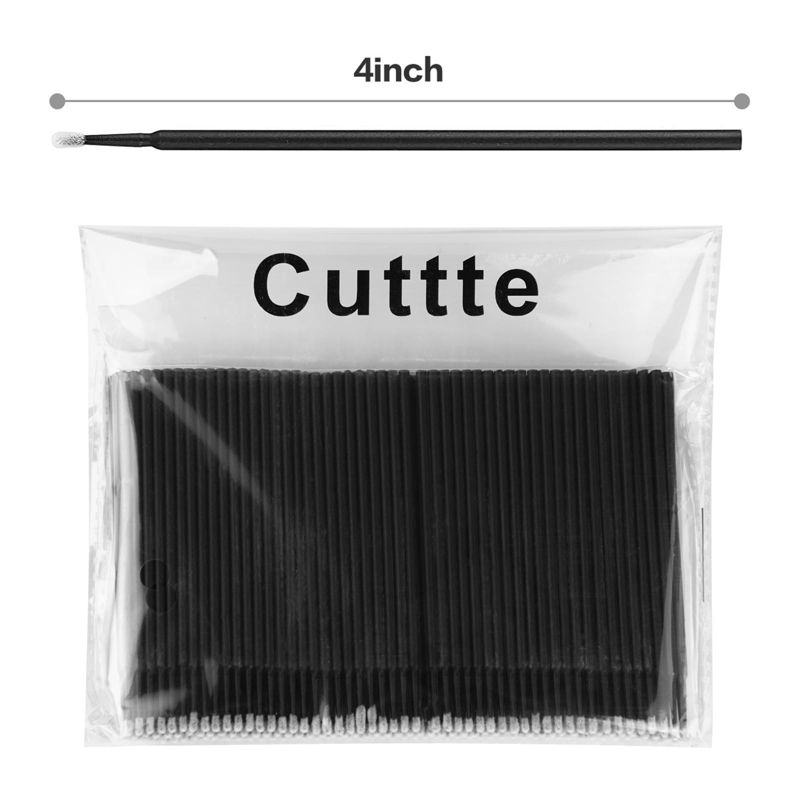 Cuttte micro-applicators eyelash swabs for clean detailing along the lash line.