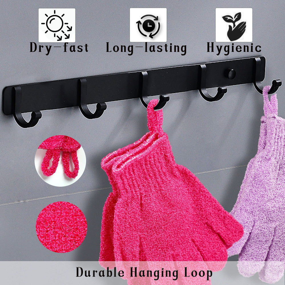 Guantes CVNDKN exfoliantes, masaje suave durante la ducha