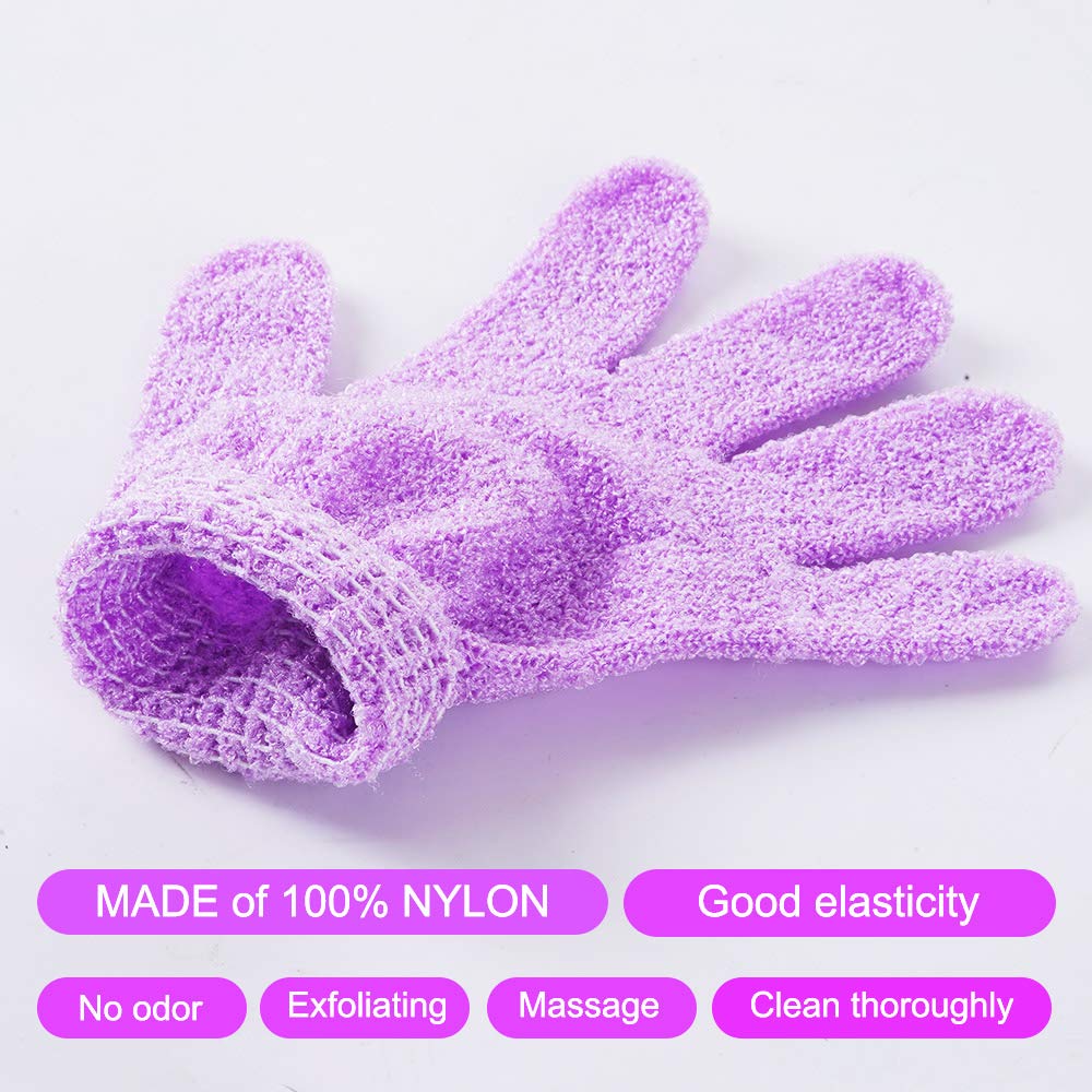 CVNDKN pack 24 guantes exfoliantes, ahorro y reutilización.