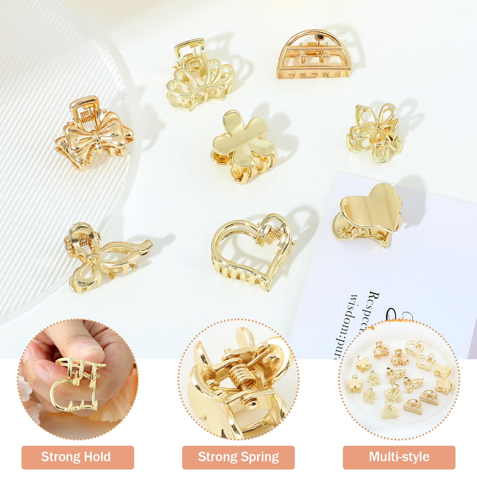 CWJCYTNSN bangs clip gold ideal for quick day-to-day fixes.