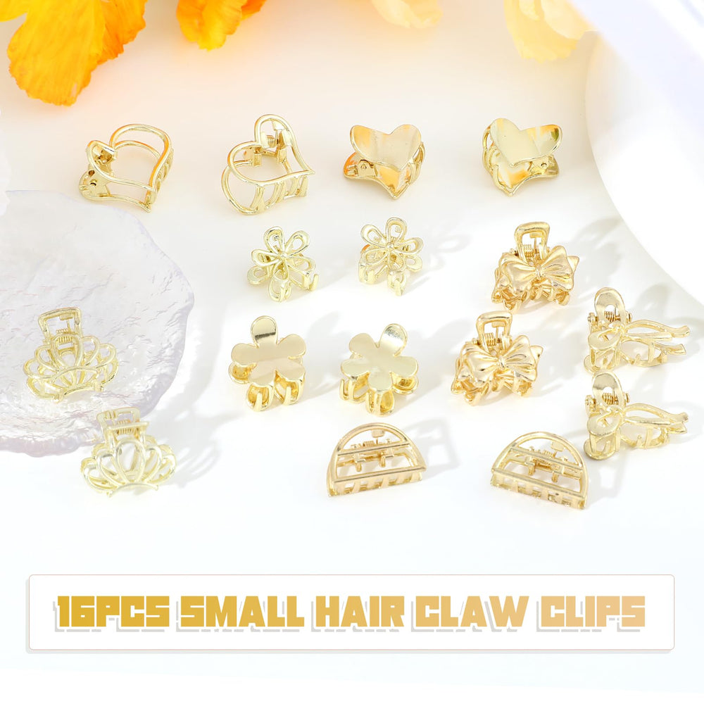 CWJCYTNSN mini clip set features sturdy teeth for strong grip.