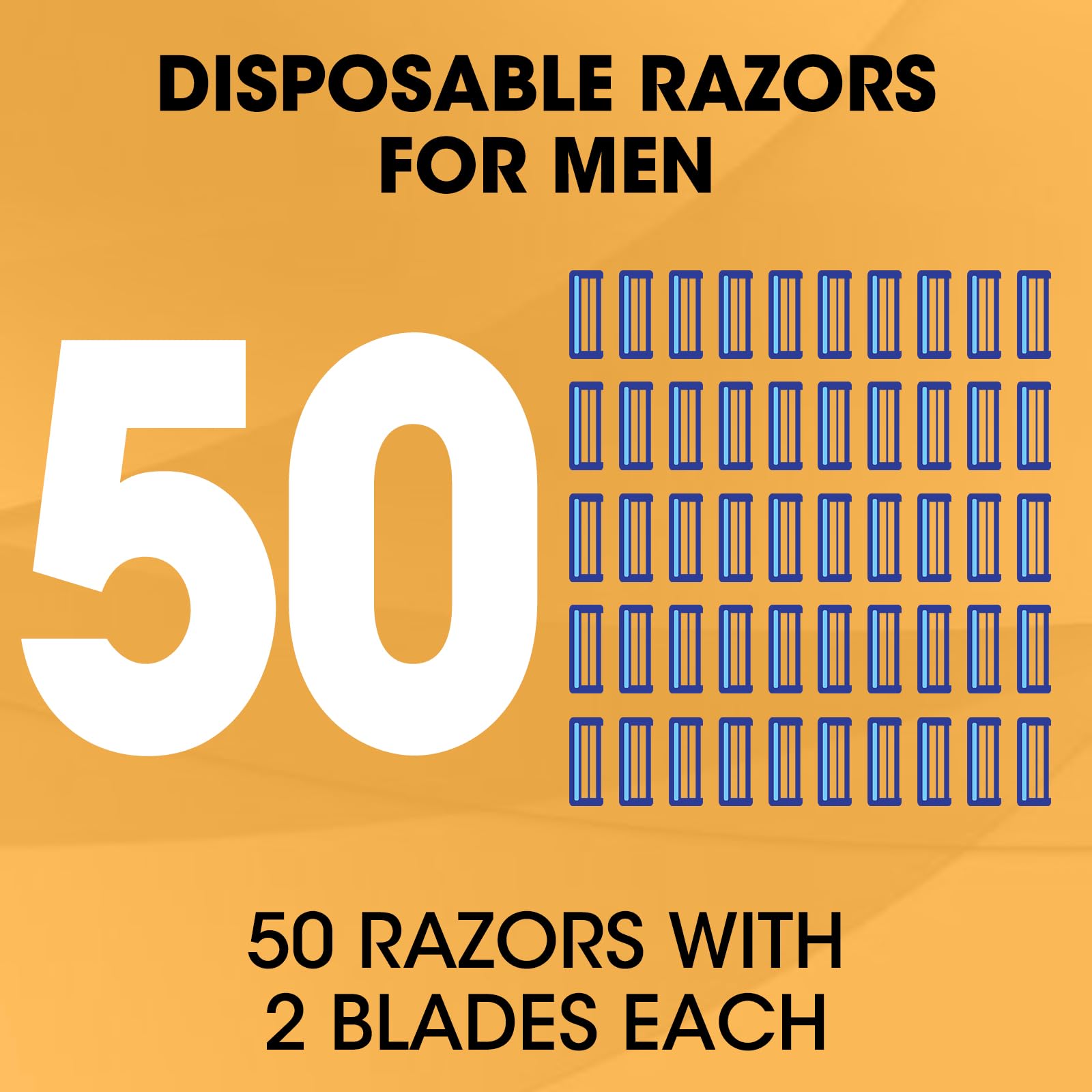 CXYARY razor with water-activated lubricating strip for smoother shaving.