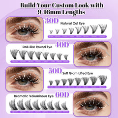 CyanoooGenesis D curl options 30D-60D for lift and definition