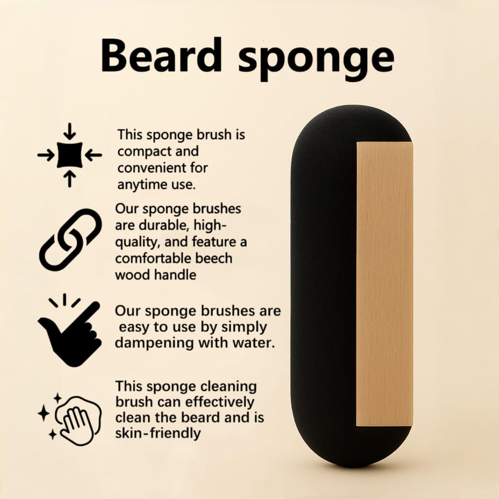Cyberplex beard sponge close-up texture for quick cleanup