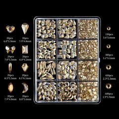 Cycullinyt 3D glass diamonds add sparkling texture to nails, accessories, and crafts.