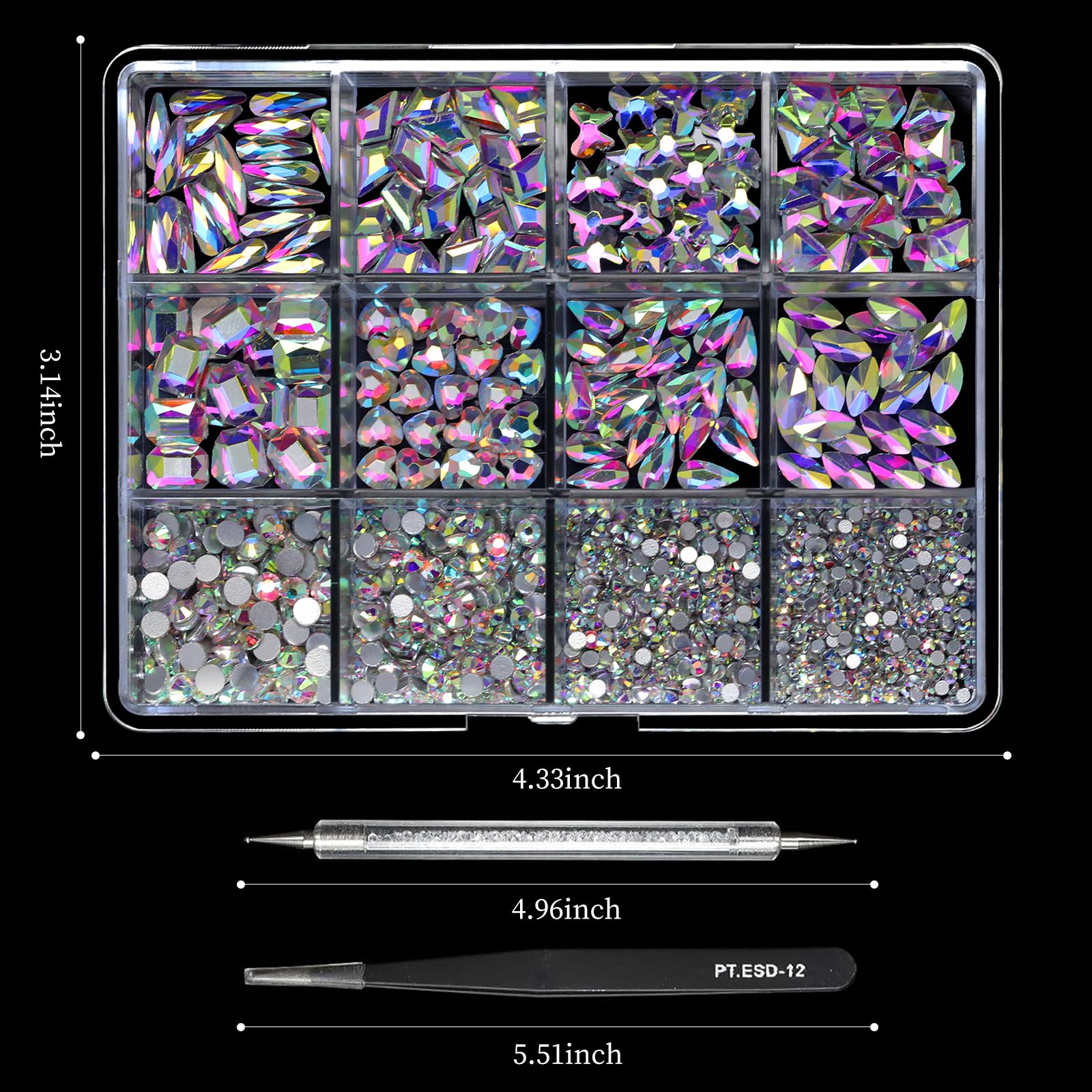 Cycullinyt crystal jewels for phone cases and accessories