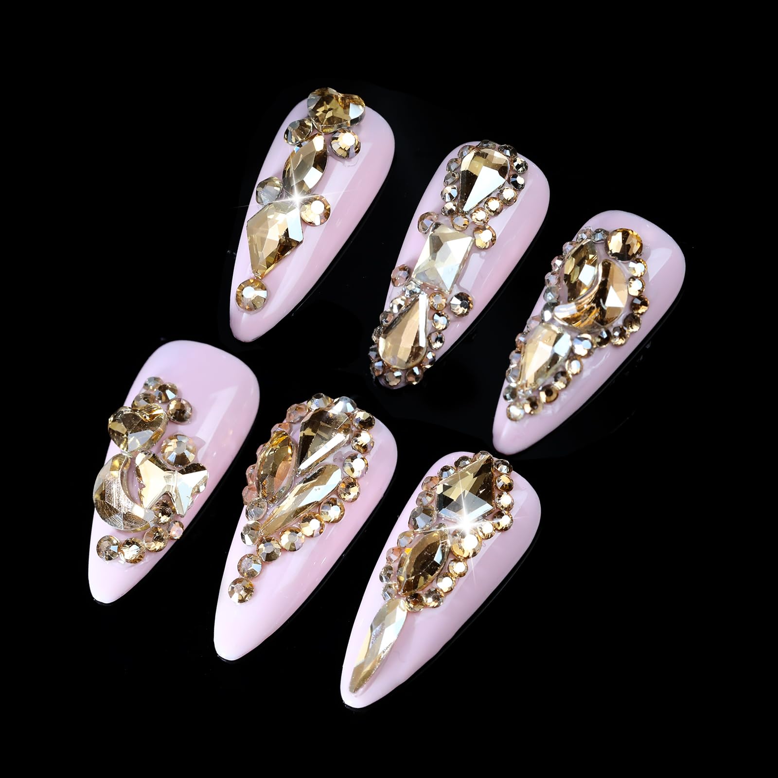 Cycullinyt pickup pen and tweezers aid quick, clean placement of tiny crystals.