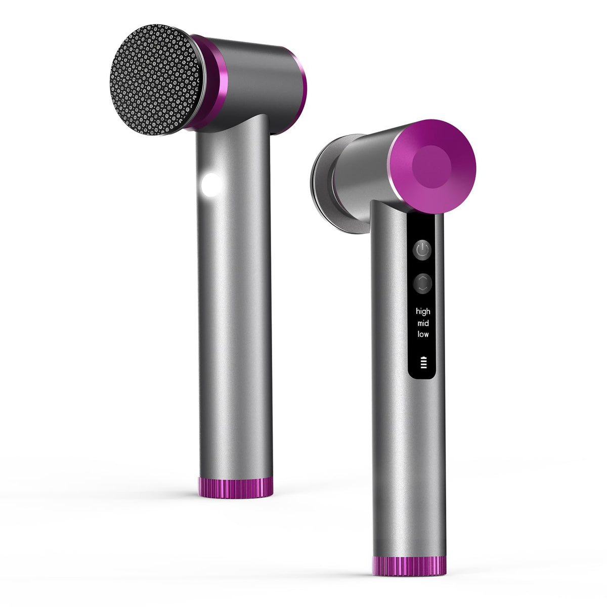 CYFERUY electric callus remover in ergonomic T-shape grip for comfortable use.
