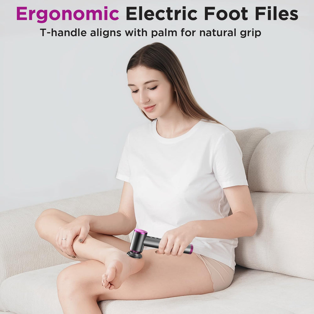 CYFERUY nano glass heads, washable and reusable for consistent foot care.