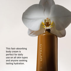CYKLAR absorbs quickly for a velvet-skin finish.