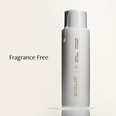 Product label highlights unscented, skin-friendly hydration with ceramides