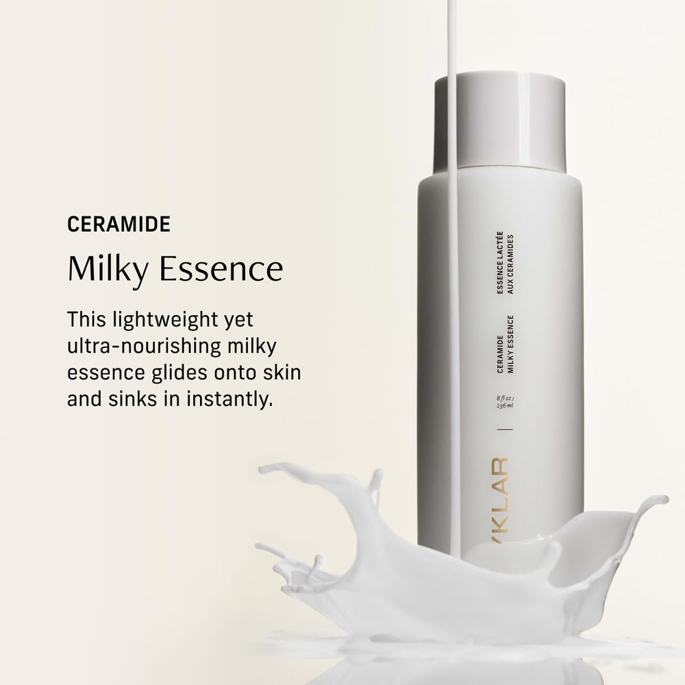 CYKLAR Ceramide Milky Essence pump offers quick, non-greasy moisture delivery
