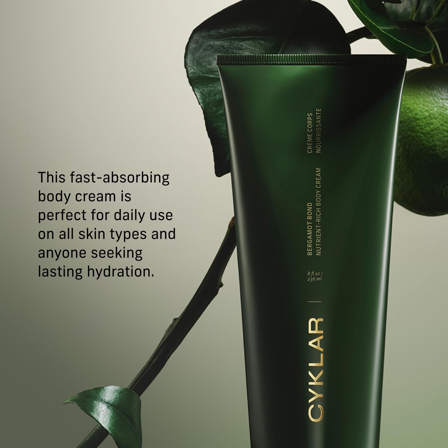 CYKLAR cream being applied on arm for quick absorption