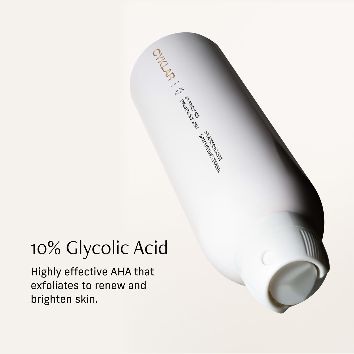 CYKLAR peptides and enzyme blend improving skin texture.