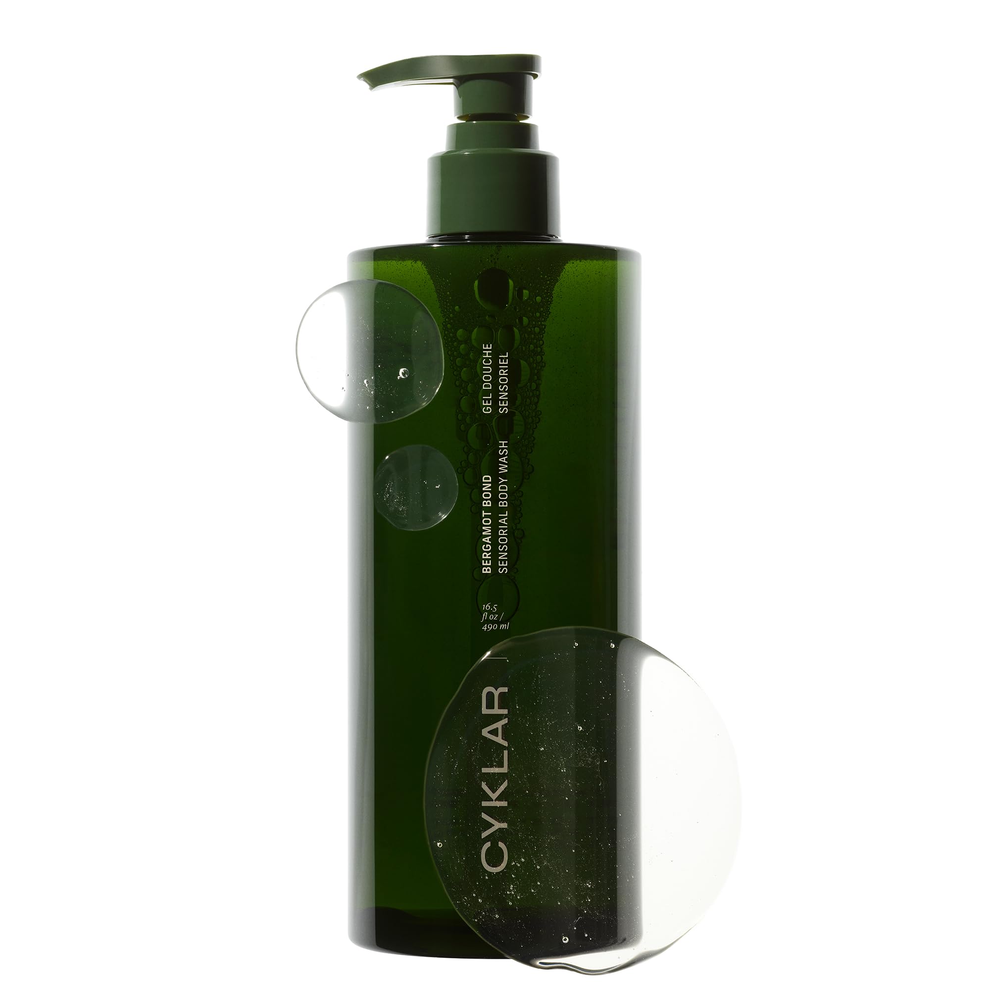 CYKLAR Sensorial Body Wash bottle with luxe packaging and spa-like lather