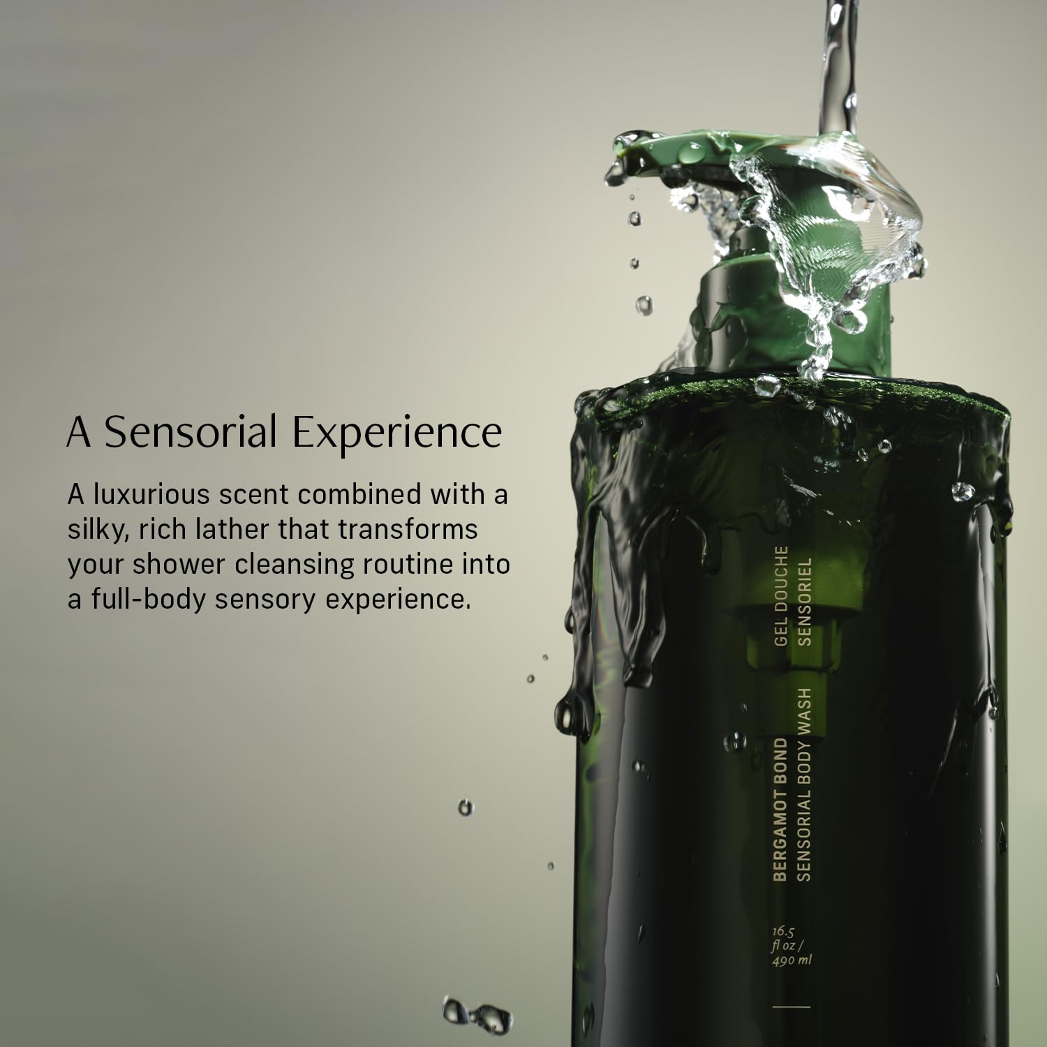 CYKLAR Sensorial Body Wash creamy texture on skin during wash