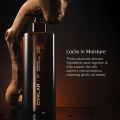 CYKLAR Sensorial Body Wash lather close-up showing silky foam and nourishment