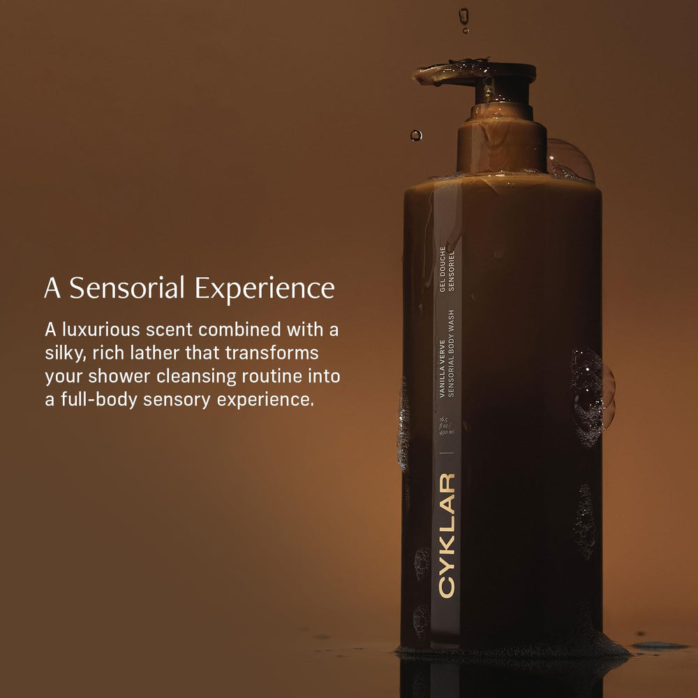 CYKLAR Vanilla Bergamot Amber fragrance conveys elevated aroma profile.