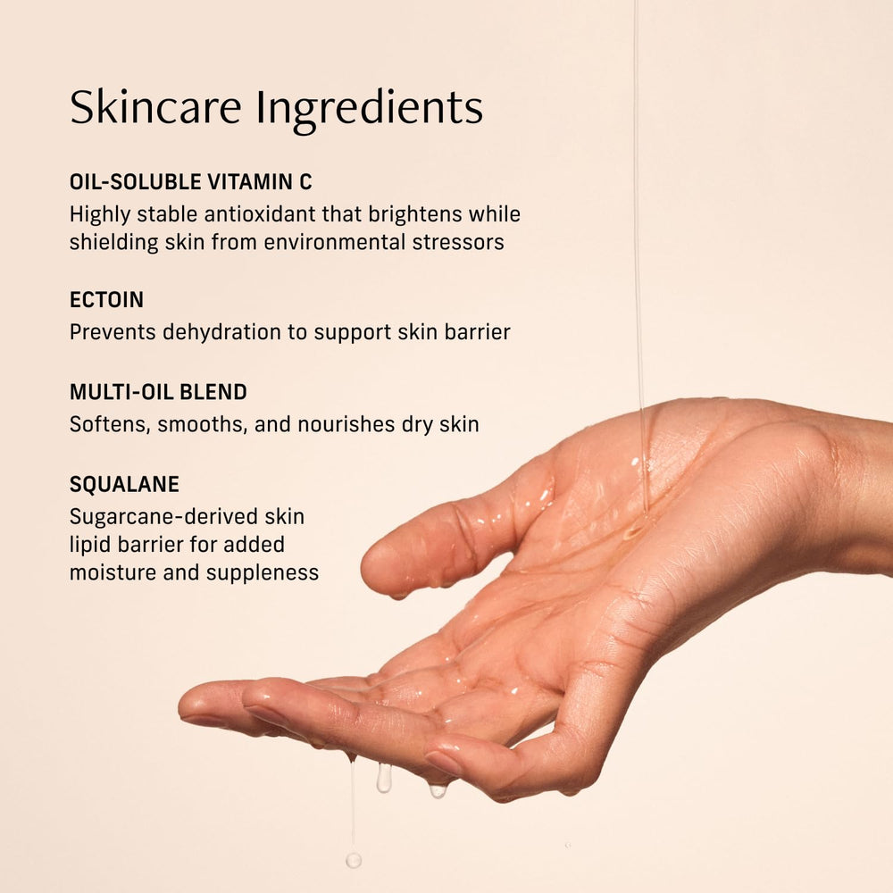CYKLAR Body Oil with ectoin supports hydration and skin barrier.