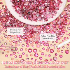 Cynailli pink nail art rhinestones for vibrant accents