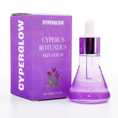 CYPERGLOW serum oil bottle pour for easy daily application and gentle care