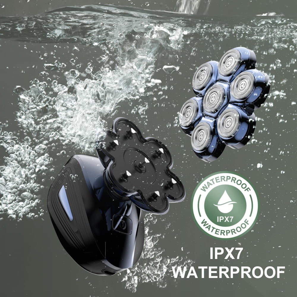 Cyruzi head shaver ergonomic grip provides comfortable control during sessions.