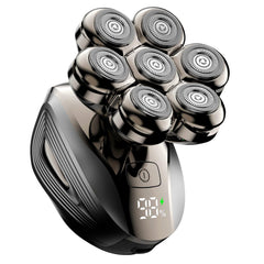 Cyruzi head shaver front view with ergonomic grip for daily grooming