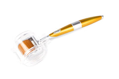 CYSSUS Derma Roller with ergonomic handle for comfortable at home use.