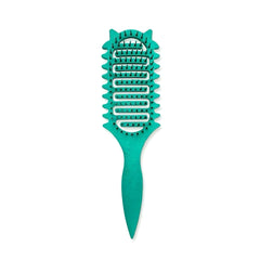 CZG Curl Defining Brush bristle setup evenly distributes hair for smooth styling.