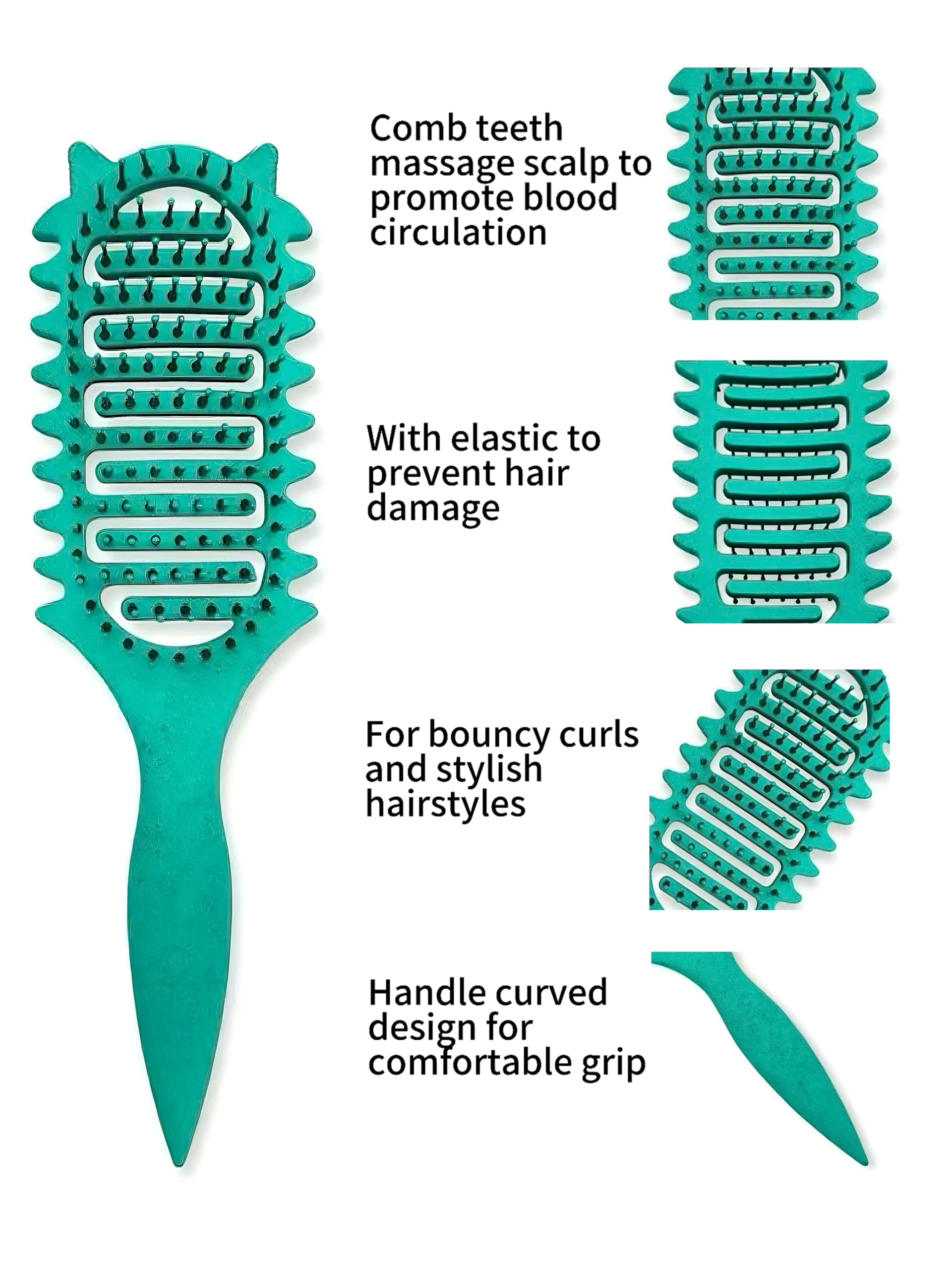 CZG Curl Defining Brush straight-line shaping feature creates clean, separated lines.