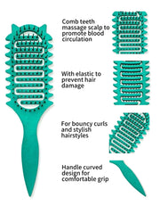 CZG Curl Defining Brush straight-line shaping feature creates clean, separated lines.