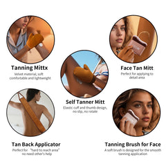 CZZXI body brush for tan blends lotion and bronzer seamlessly