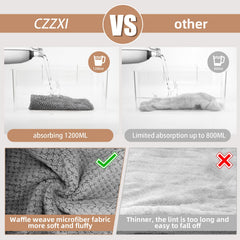 CZZXI toalla con diseño piña entretejida para mayor contacto y secado eficiente.