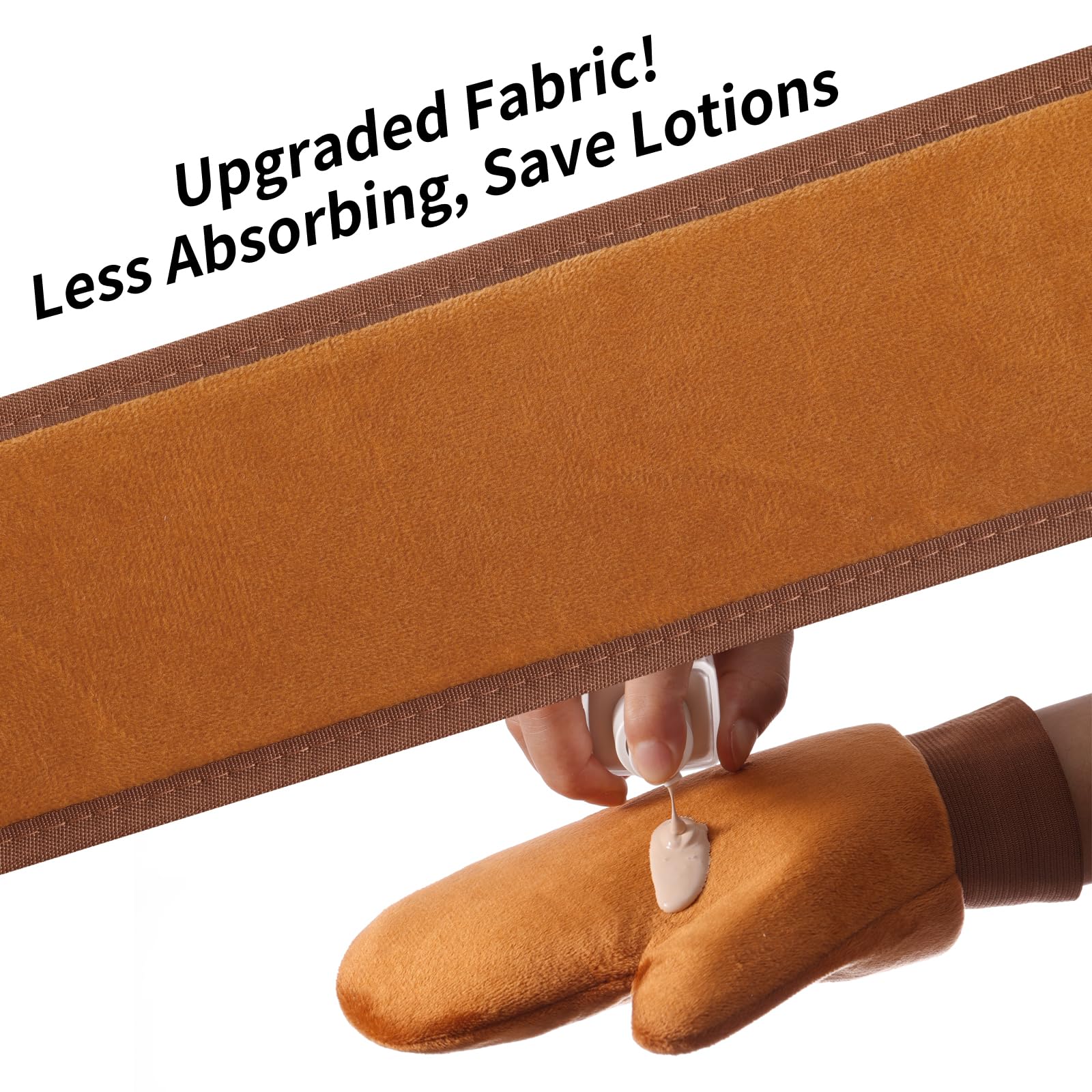 CZZXI self-tanner mitt features waterproof lining to prevent leaks