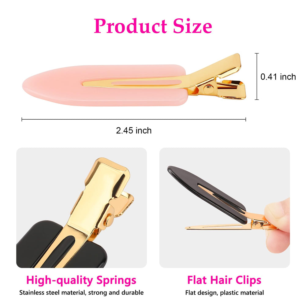 D creaseless clips with golden handle adding a touch of elegance