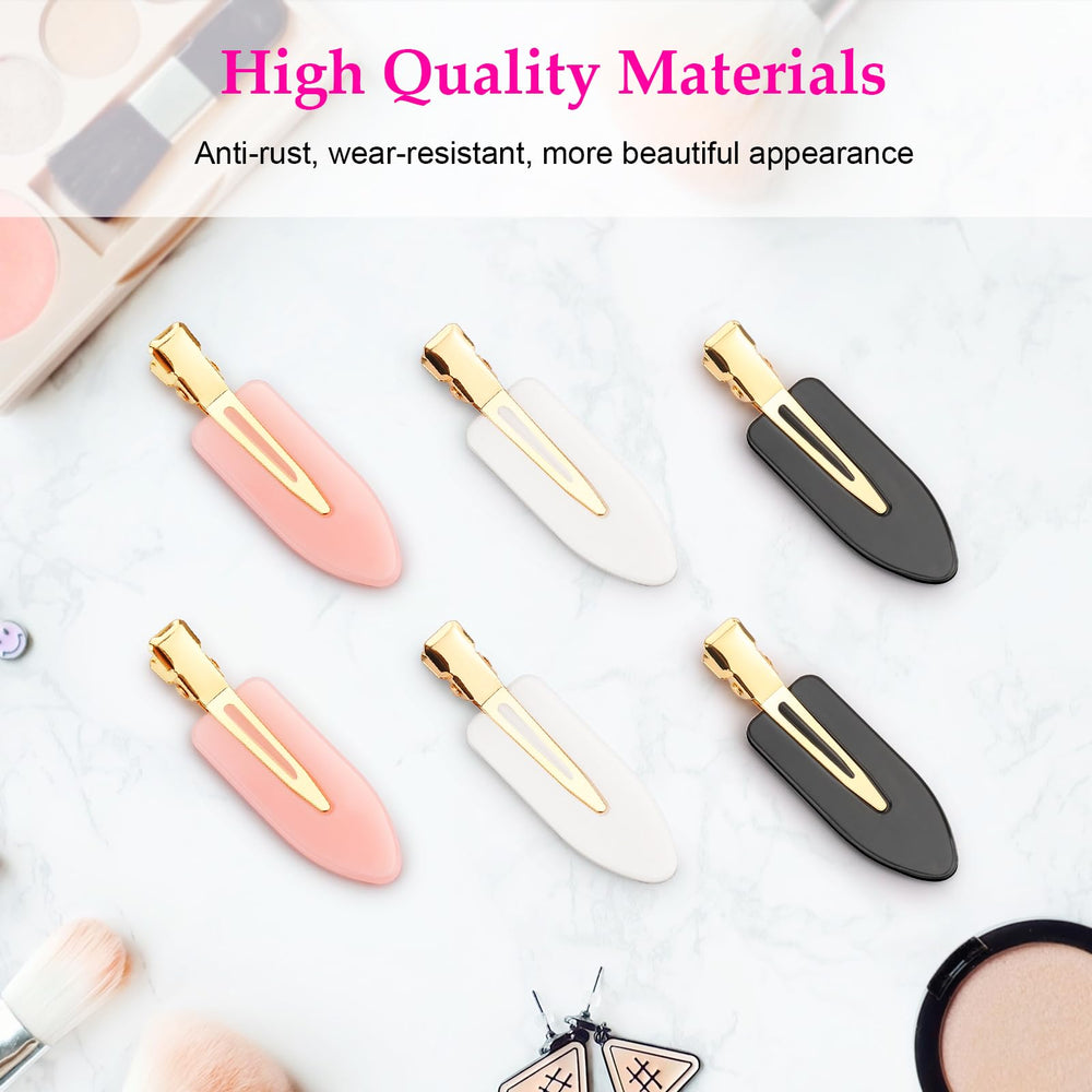Leaf-shaped creaseless hair clips ready for daily styling