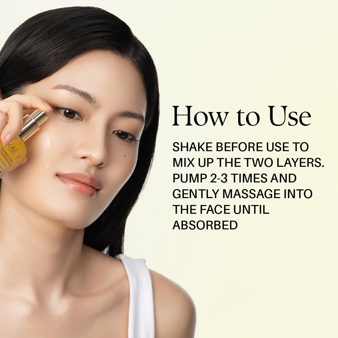 Face application massage demonstrates easy, non-greasy absorption