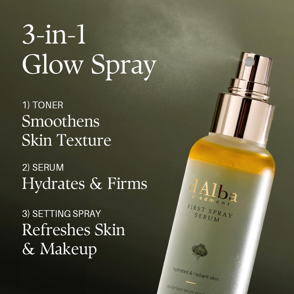 d'alba Piedmont – Neblina de hidratación inmediata para rostro suave.