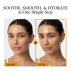Dual-serum and cream swirl demonstrating balanced actives for smoother skin