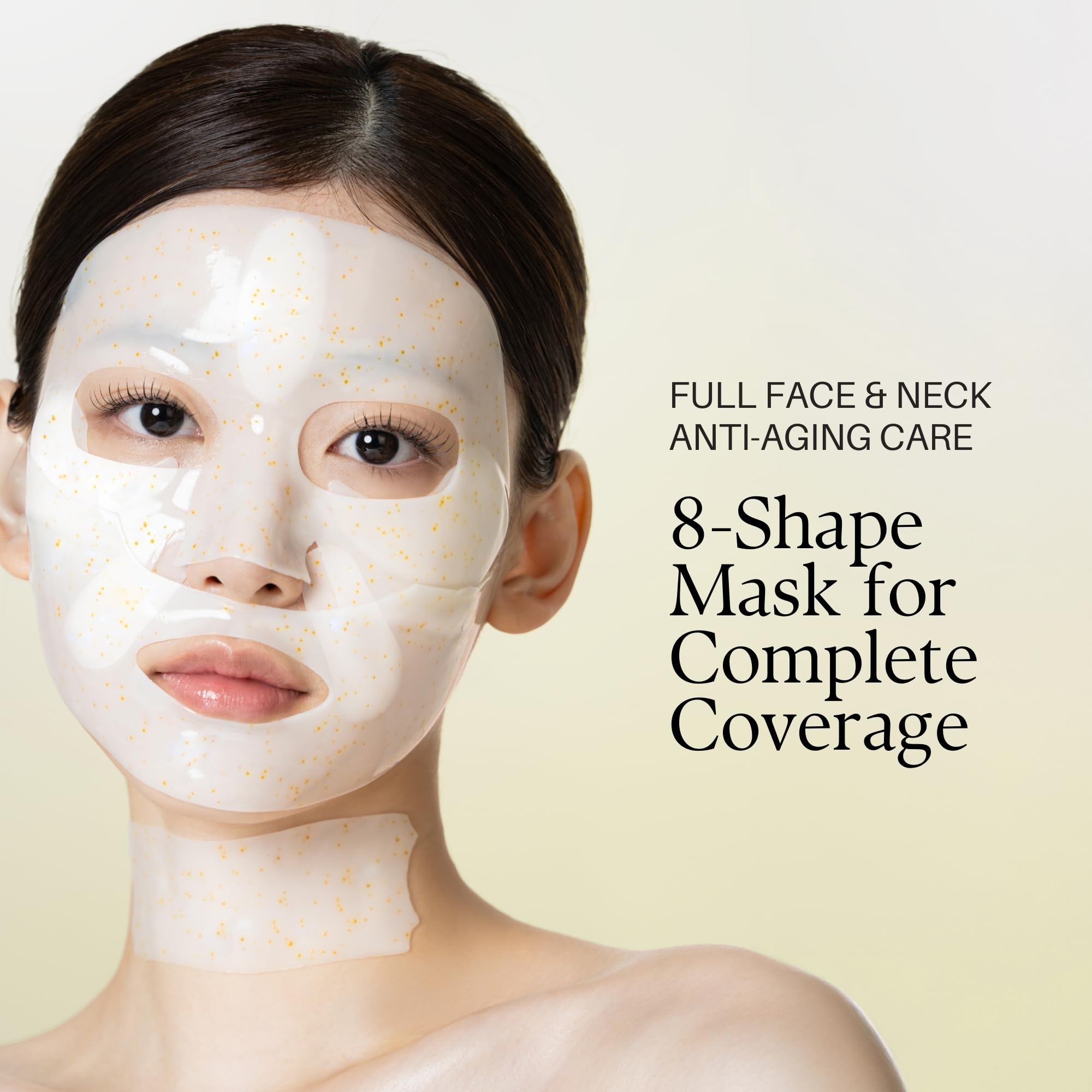 La mascarilla Vita Capsule de d'alba Piedmont con adhesión excelente al rostro