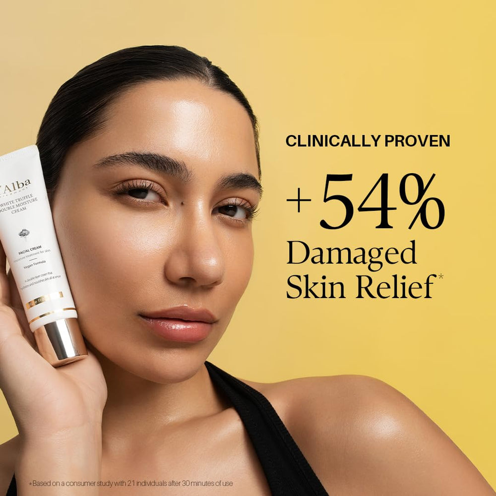 Vegan certification label on packaging signaling plant-based skincare