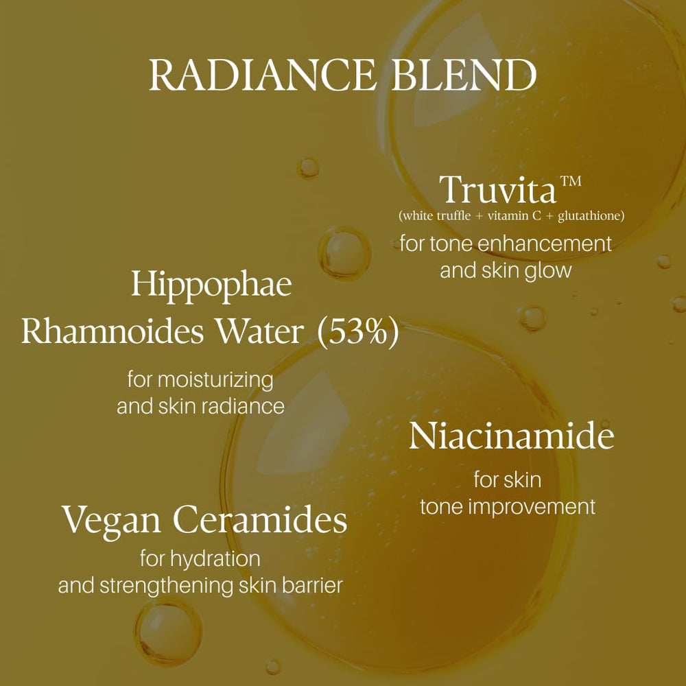 Vitamin C and niacinamide in Vita Toning Capsule Cream for brightness.