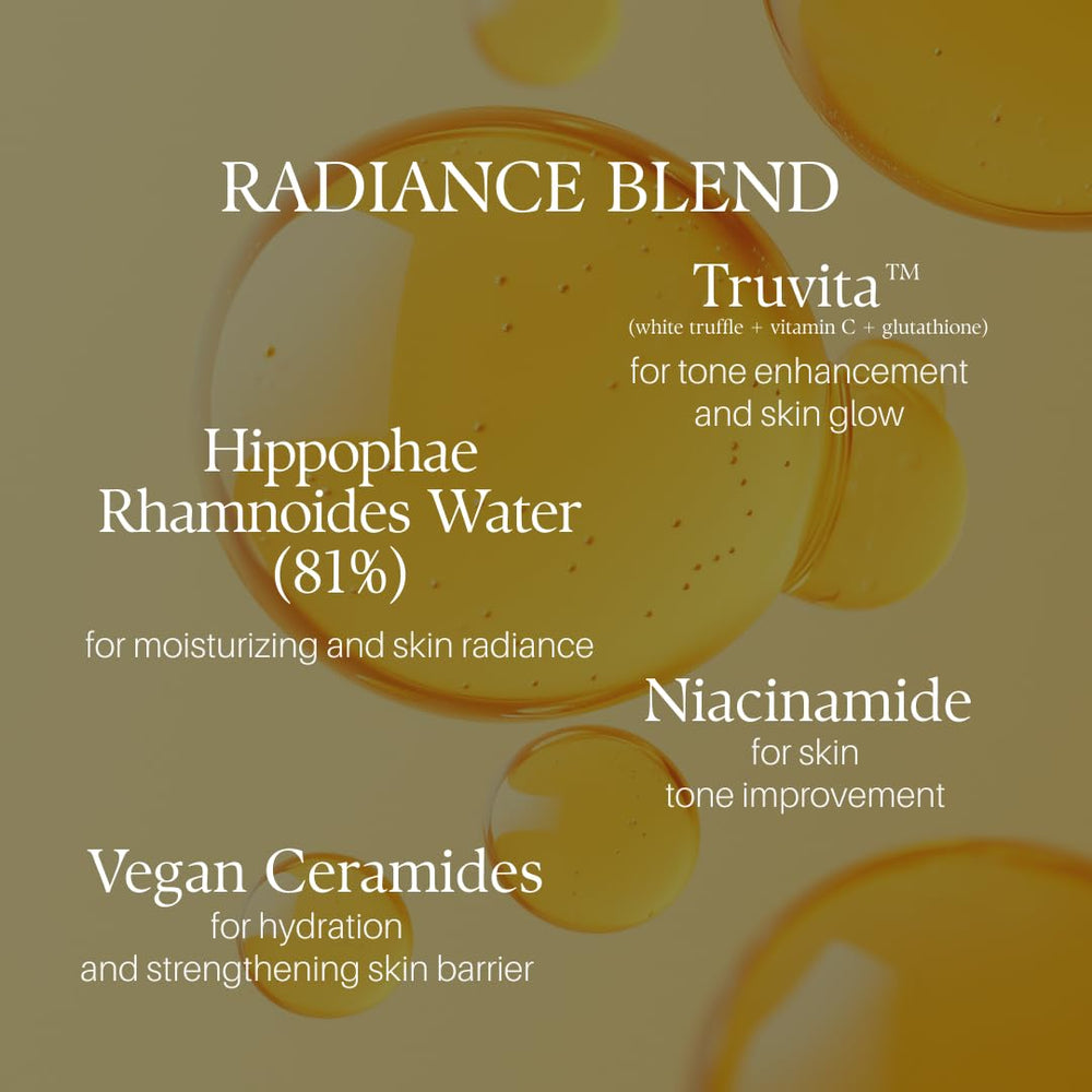 d'alba Piedmont Vita Toning Capsule Serum glow on skin after use