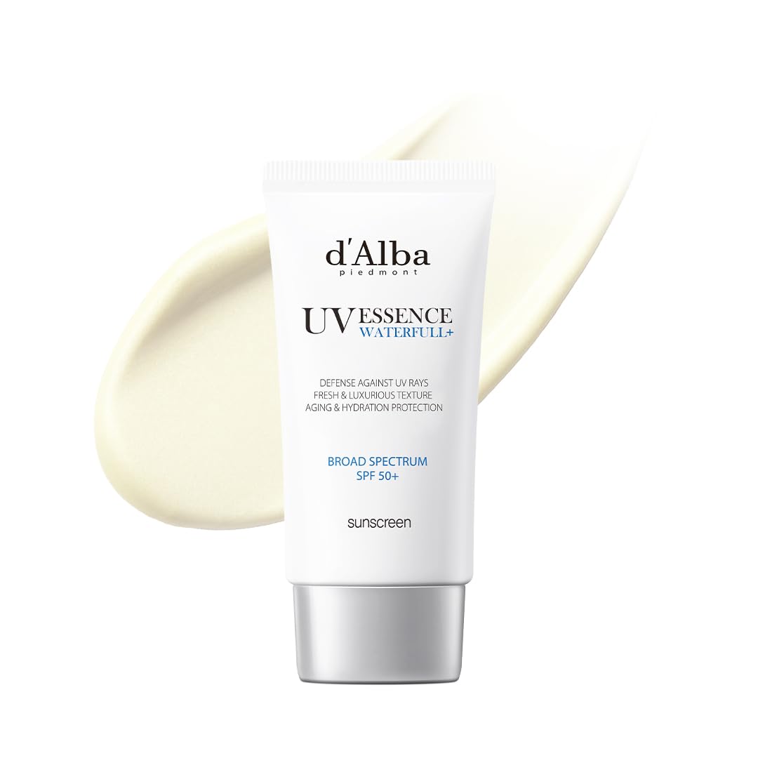 d'alba Piedmont Waterfull Essence Sunscreen en envase, protección diaria ligera