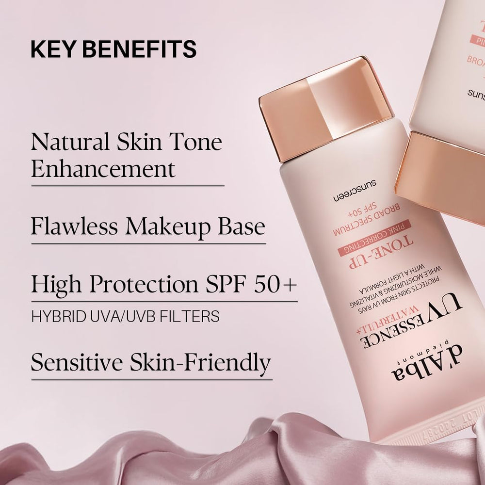d'alba Piedmont Waterfull Tone-Up serum provides day coverage under makeup.