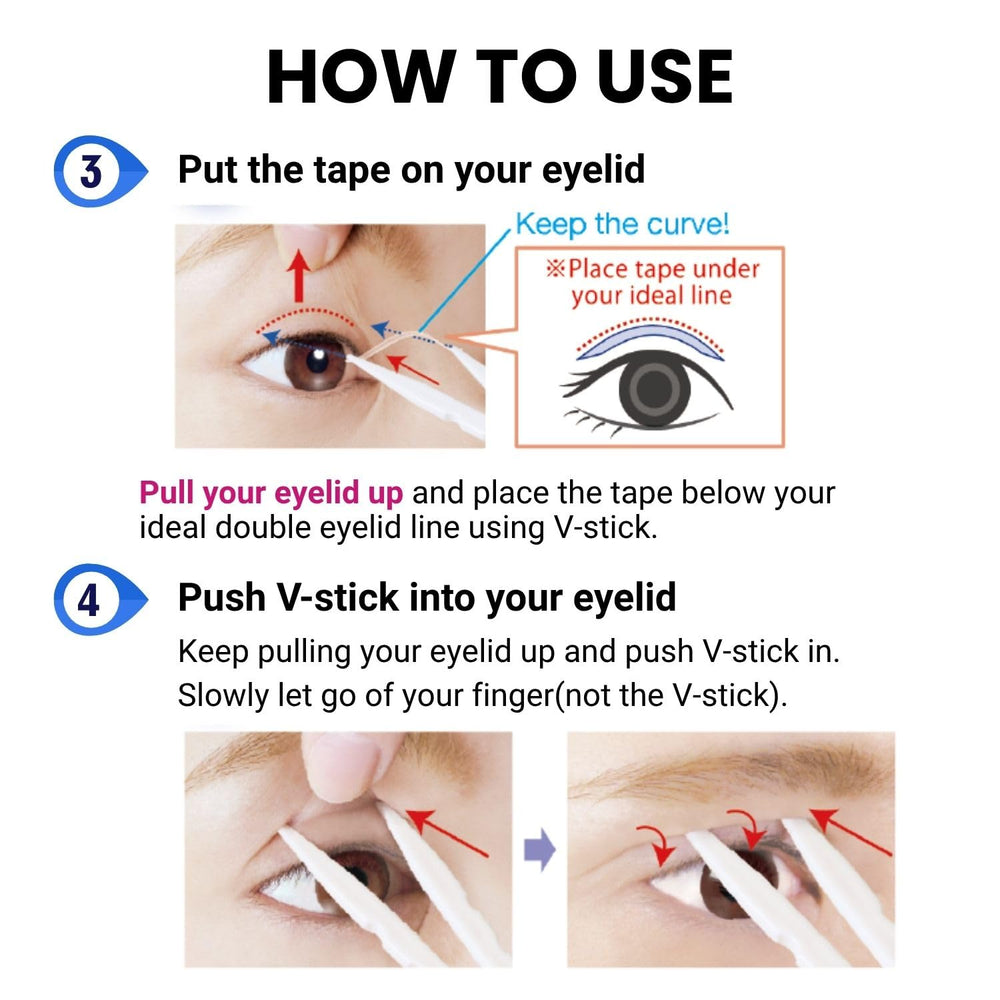 D-UP All-day lift with waterproof, sweat-resistant eyelid strips